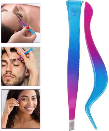 HAPINARY 1 Set Eyebrow Trimming Eyebrow Trimming Clip Eyelash Curler Bevel for Women Facial Hair Fake Eyelashes Facial Hair Removal Gradient face - Buy Online on GoSupps.com