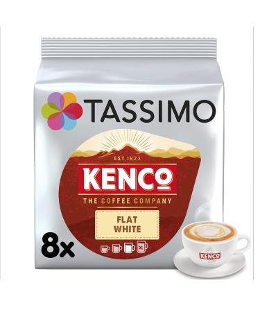 Tassimo Kenco Flat White Coffee Pods - 16 Pods for 8 Servings - Buy Online on GoSupps.com