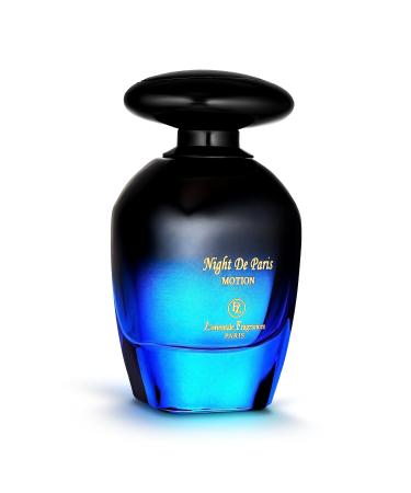 L'Orientale Fragrances Night De Paris in Motion 100ml / 3.3oz - Oil-Based Perfumes for Women & Men Unisex Amber Vanilla Eau de Parfum w/Bergamot - Long-Lasting Up to 24 Hours Ideal for All Seasons
