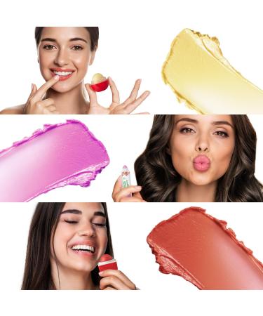  Moisturizing Pomegranate Lip Balm | Organic Lip Care for Dry & Chapped Lips | Paraben & Sulphate Free - 8 gm  - Buy Online on GoSupps.com