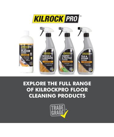 Kilrock PRO Carpet & Textile Cleaner - Enzyme-based stain remover - Breaks down stubborn stains - Fabric and Upholstery Safe Grey - Buy Online on GoSupps.com