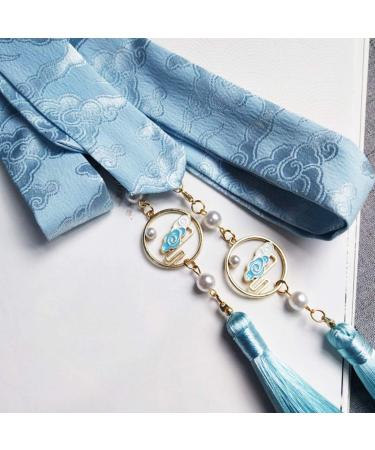 Minkissy Old Chinese Hair Tie - Elegant Clouds Hair Bands & Tassel Ponytail Holders for Traditional Outfits - Buy Online on GoSupps.com