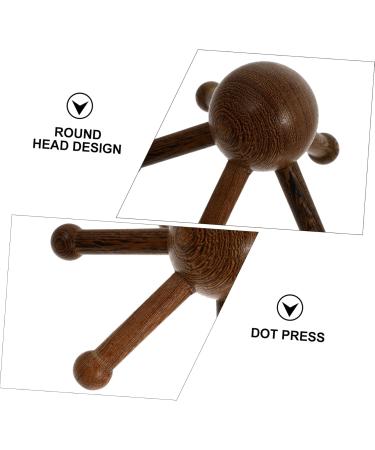 Beavorty Wooden Handheld Massager - 5-Claw Scalp & Hair Massage Tool for Relaxation & Pain Relief - Buy Online on GoSupps.com