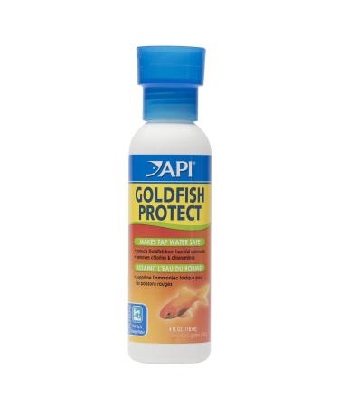 API Goldfish Products: Water Conditioner to Make tap Water Safe When Adding or Changing Water and When Adding New Fish, Aquarium Cleaner to use Weekly to Consume Sludge to Help Keep Gravel Clean Water Conditioner Water Conditioner