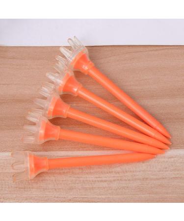 5pcs Lightweight & Durable Plastic Crown Top Golf Tees 7CM - Random Color - Buy Online on GoSupps.com