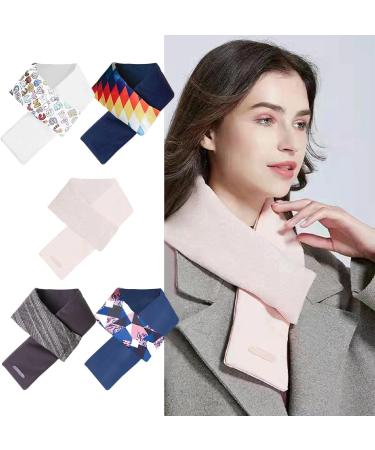 Tophomer Heated Scarf - USB Neck Warmer with 3 Heat Settings | Cold Weather Protection for Outdoor Activities | Winter Essential in White - Buy Online on GoSupps.com
