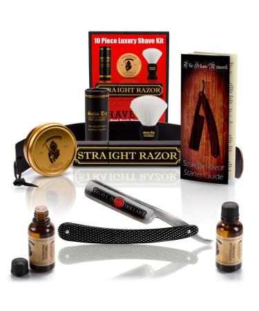 Shave Ready 10 Piece Set Shaving Straight Razor 6/8