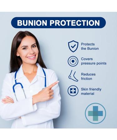 2 Pairs Hallux Valgus Correction Socks with Gel Pad - Bunion Relief for Men & Women | Large Toe Joint Protection - Buy Online on GoSupps.com