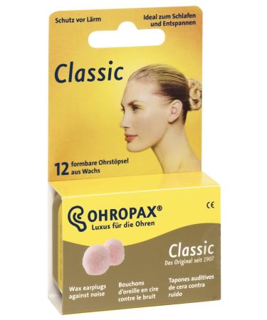 2 x Ohropax Classic earplugs 12 pieces