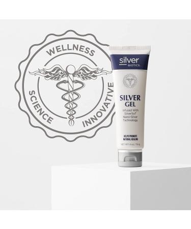 Silver Biotics Colloidal Silver Gel - 4 Oz, 20 Ppm - Nano-silver Infused Hydrogel - American Biotech Labs - Pack of 1 - Buy Online on GoSupps.com