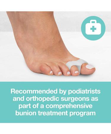 ZenToes Toe Separators - Pack of 4 Soft Gel Bunion Correctors with 2 Loops | White Gel - Buy Online on GoSupps.com