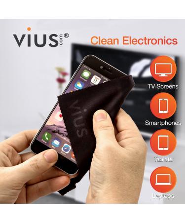 Vius Lens and Screen Cleaner Kit - 4 Pack Combo Set for Crystal-Clear Screens - 8 Piece Cleaning Kit - Buy Online on GoSupps.com