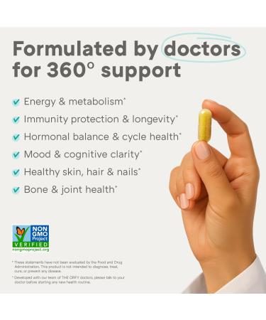 THE ORFY Women s Wellness Bundle Daily Multivitamin + Probiotic with Holy Basil for Energy and Immune Support Vegan Capsules 60+30 Count - Buy Online on GoSupps.com