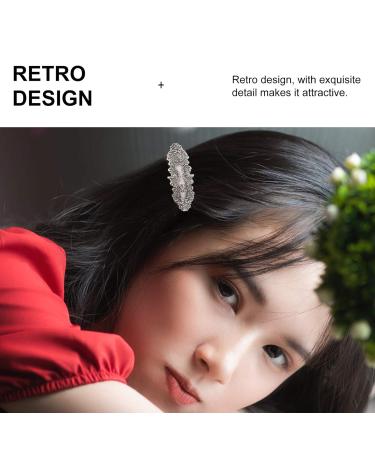 Lurrose Celtic Knots Hair Clips - 2 Retro Silver Hairpins for Women & Girls | International Shipping - Buy Online on GoSupps.com