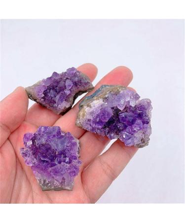 1/5/10PC 1PC/10-20g Natural Purple Brazilian Amethyst Quartz Crystal Cluster Geode Stones Specimen Home Decor Crafts Ornament (Color : 10Pc) - Buy Online on GoSupps.com