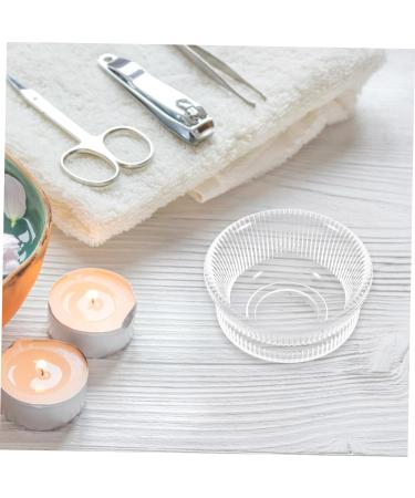 FOMIYES Tools Glass Nail Dish Bowl Manicure Nail Dish Dappen Dish Nail Art Dish Cup Manicure Nail Cup Glass Nail Dish Cups Glass Nail Art Dish Nail Cups Vertical Stripes Plate Cup - Buy Online on GoSupps.com