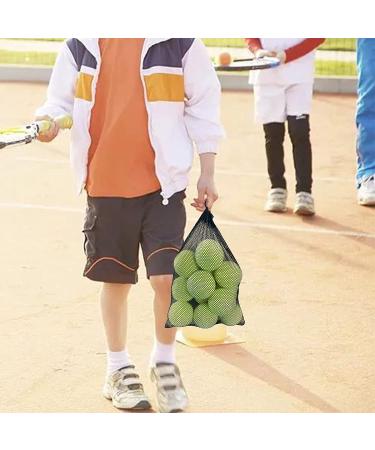 Magicorange 12 Pack Advanced Training Tennis Balls for Beginner Practice with Mesh Bag - Green - Buy Online on GoSupps.com