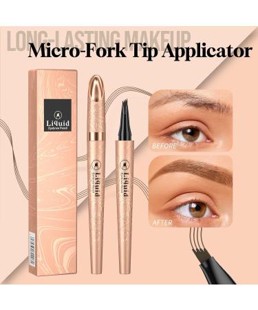 Waterproof Eyebrow Pencil - Wipe-Resistant Fast-Drying Durable Formula for Effortlessly Natural Brows (B-Gray) - Buy Online on GoSupps.com
