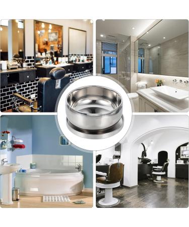 Fomiyes Stainless Steel Shaving Bowl for Men | Deep Size Shaver Foam Mug for Home & Hairdresser | Durable Metal Shaving Soap Bowl - International Shipping - Buy Online on GoSupps.com