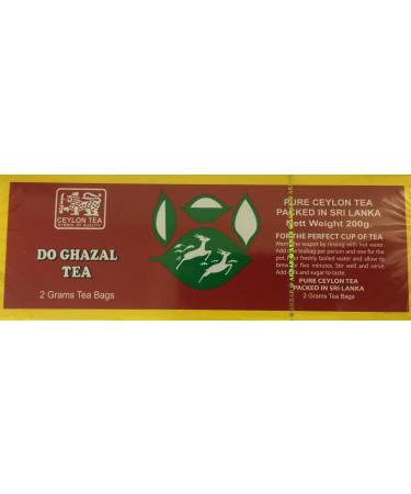 Do Ghazal Ceylon Persian Tea 100 Count Tea Bags - Buy Online on GoSupps.com