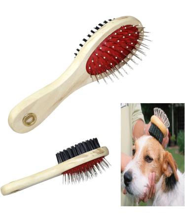 Tech Traders DOUBLE SIDED PET GROOMING BRUSH GROOMER PET CAT DOG HAIR FUR BRUSH COMB TIDY-LARGE - Buy Online on GoSupps.com