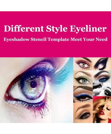 Quick Eyeliner & Eyeshadow Stencils - 128 Pieces Cat Eye Makeup Tool & Winged Eyeliner Tape - Buy Online on GoSupps.com