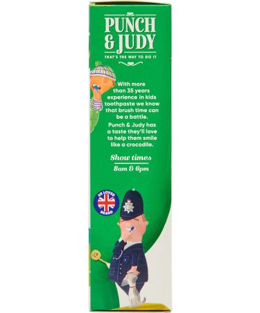 Punch & Judy Kids Toothpaste - Mint Flavour, 3+ Years, Fluoride & Sugar Free - 50ml (Pack of 1) - Buy Online on GoSupps.com