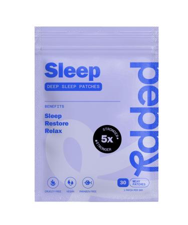 peppy Sleep Patches 30 Day Supply - Nighttime Herbal Patch with Valerian Hops & Natural Botanicals - Gentle Restful Sleep Aid Transdermal Patch for Adults - Relaxation Support 1