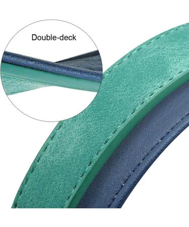 Didog Custom Engraved Leather Dog Collar - Soft Padded D-Ring for Small & Medium Dogs (33-40 cm Green) - Buy Online on GoSupps.com