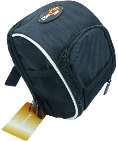 Disconano Cycling Bike Handlebar Bag with Rain Cover - Front Basket Black | Waterproof Bike Accessories - Buy Online on GoSupps.com