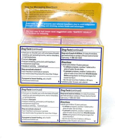 Pepcid AC Maximum Strength Acid Reducer Tablets 100 Count - Pack of 2 - Buy Online on GoSupps.com