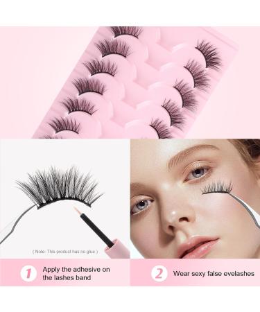 Parrarri Cat Eye Lashes - 10 Pairs Fluffy 3D Fake Eyelashes | H-18 Artificial Eyelash Collection for Stunning Looks - Buy Online on GoSupps.com