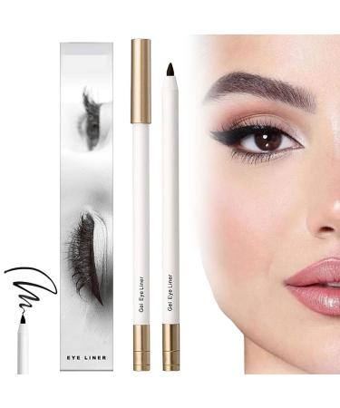 RENTANAC Ripobserve Eyeliner Eye Line Waterproof Eye Pencil Non-Smudging Waterproof Long-Lasting Eyeliner Pencil Extra Fine Eyeliner With Sharpener Matte Eyeliner Waterproof Black