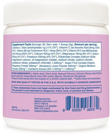 Buy Splish Splash Hydration Electrolyte Drink Mix - Blueberry Pomegranate Flavor (30 Servings) | International Shipping Available - Buy Online on GoSupps.com