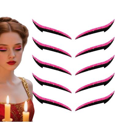 Autocollants Eyeliner Pour Femmes - D calque Fard Paupi res Femme Adh sif Tenue Longue Bandes Pour Sorties Danse Voyage Sc ne M res Rose - Buy Online on GoSupps.com