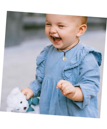 Ibasenice Crystal Infant Necklace - Newborn Milk Teeth Stalks Pendant | Baby Zodiac Sign Container - Perfect Gift for Newborns - Buy Online on GoSupps.com