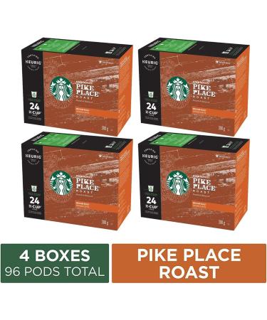 Starbucks Pike Place Roast K-Cup Pack for Keurig Brewers 96-Count Pike Place 96 Count - Buy Online on GoSupps.com