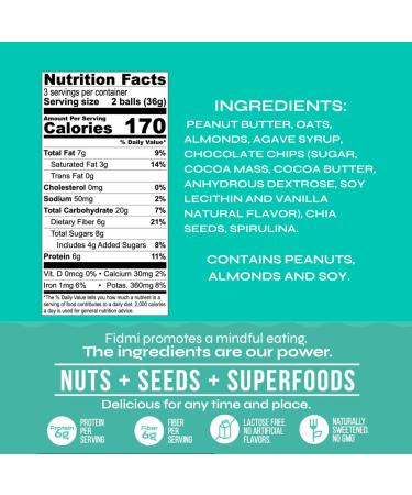 Snack Protein Energy Balls Assorted Pack - Vegan Gluten Free Plant Based Superfoods - All Natural Ingredients - Healthy Snack Size Bites (3.8 oz 3 Count - Buy Online on GoSupps.com