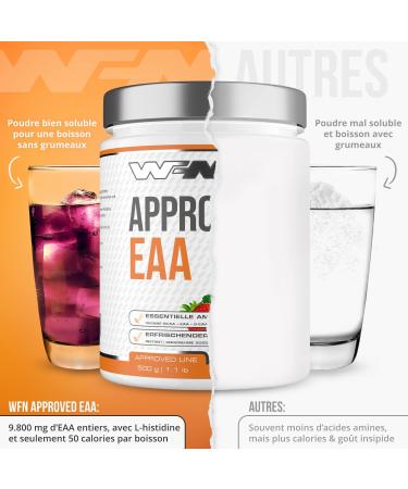 WFN Approved EAA Essential Amino Acids (500g (Pack of 1) Forest Berry) - Buy Online on GoSupps.com