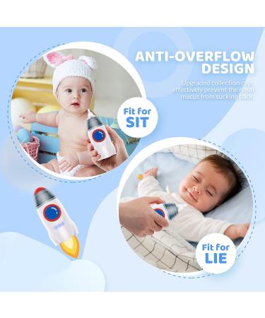 Electric Baby Nasal Aspirator | USB Rechargeable & Adjustable Intensities | 3 Silicone Tips - Buy Online on GoSupps.com