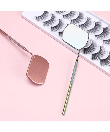 TEOYALL Large Pink Stainless Steel Lash Extension Mirror - Eyelash Extension Supplies - Buy Online on GoSupps.com