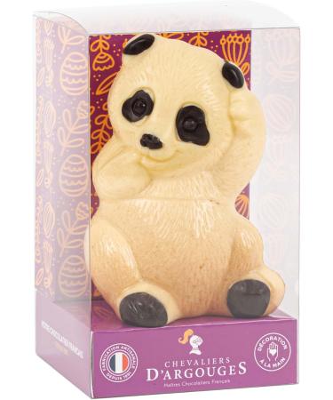 CHEVALIERS D'ARGOUGES French Master Chocolatiers - Panda white chocolate 28% - Easter chocolate - 90g tube - Buy Online on GoSupps.com