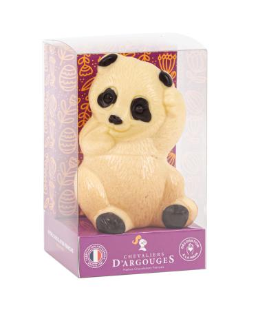 CHEVALIERS D'ARGOUGES French Master Chocolatiers - Panda white chocolate 28% - Easter chocolate - 90g tube