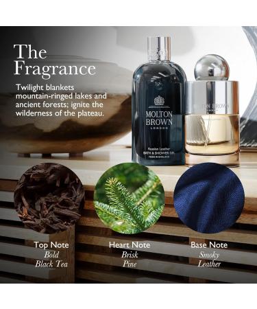 Molton Brown Dark Leather Body Wash 10 fl. oz. Bath & Shower Gel (New Version) - Buy Online on GoSupps.com