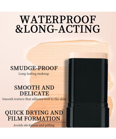 Foundation stick foundation makeup stick - 15g face makeup foundation - Double-ended concealer moisturizing cream for women and men - Buy Online on GoSupps.com