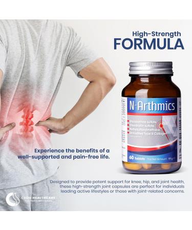 Chondroitin & Glucosamine Combination Supplements - 60 Capsules - Enhanced with MSM Boswellia Vitamin D & Type II Collagen for Joint Health & Pain Relief High-Strength Capsules - Buy Online on GoSupps.com