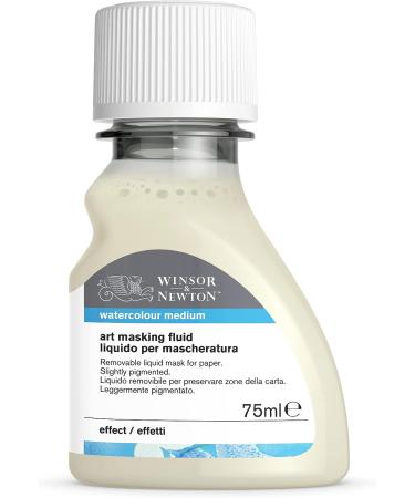 Winsor & Newton Watercolor Medium Art Masking Fluid 75ml - Yellow 2.5oz Bottle - Buy Online on GoSupps.com