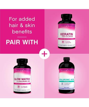 NeoCell Collagen + Vitamin C & Biotin Gummies - Hair, Skin & Nails Support | Collagen Type 1 & 3 | Lemon Flavor - 60 Count - Buy Online on GoSupps.com