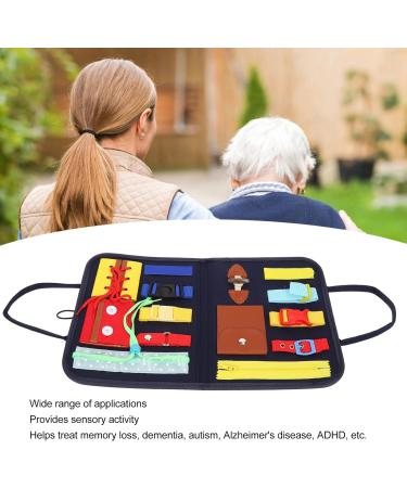 Fidget Blanket for Dementia Patients Dementia Products for Elderly and Kids 14 Calming Anxiety Relief Activities Alzheimers Products Autism Sensory Blanket Fidget Toy Gifts - Buy Online on GoSupps.com