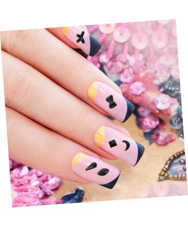 Ipetboom 1 Box Nail Jewelry Drill Nail Rhinestones Manicure Tools Sticker for Nail Ab Diamonds for Nails Rhinestones Nail Coloring Dyeing Nail Gemstones Love Plastic Nail Stickers 13X5X1cm Black - Buy Online on GoSupps.com